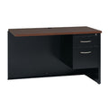 Executive Modular 24 X 48 Single Pedestal Right Return Black Walnut