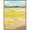 Expansive Sky Over Open Fields Ii By Hannah Dawson Framed Canvas Wall Art