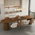 Extendable Foldable Dining Room Table For 1 10 People Wood Multifunctional Rectangle Expandable Console Kitchen Room Furniture