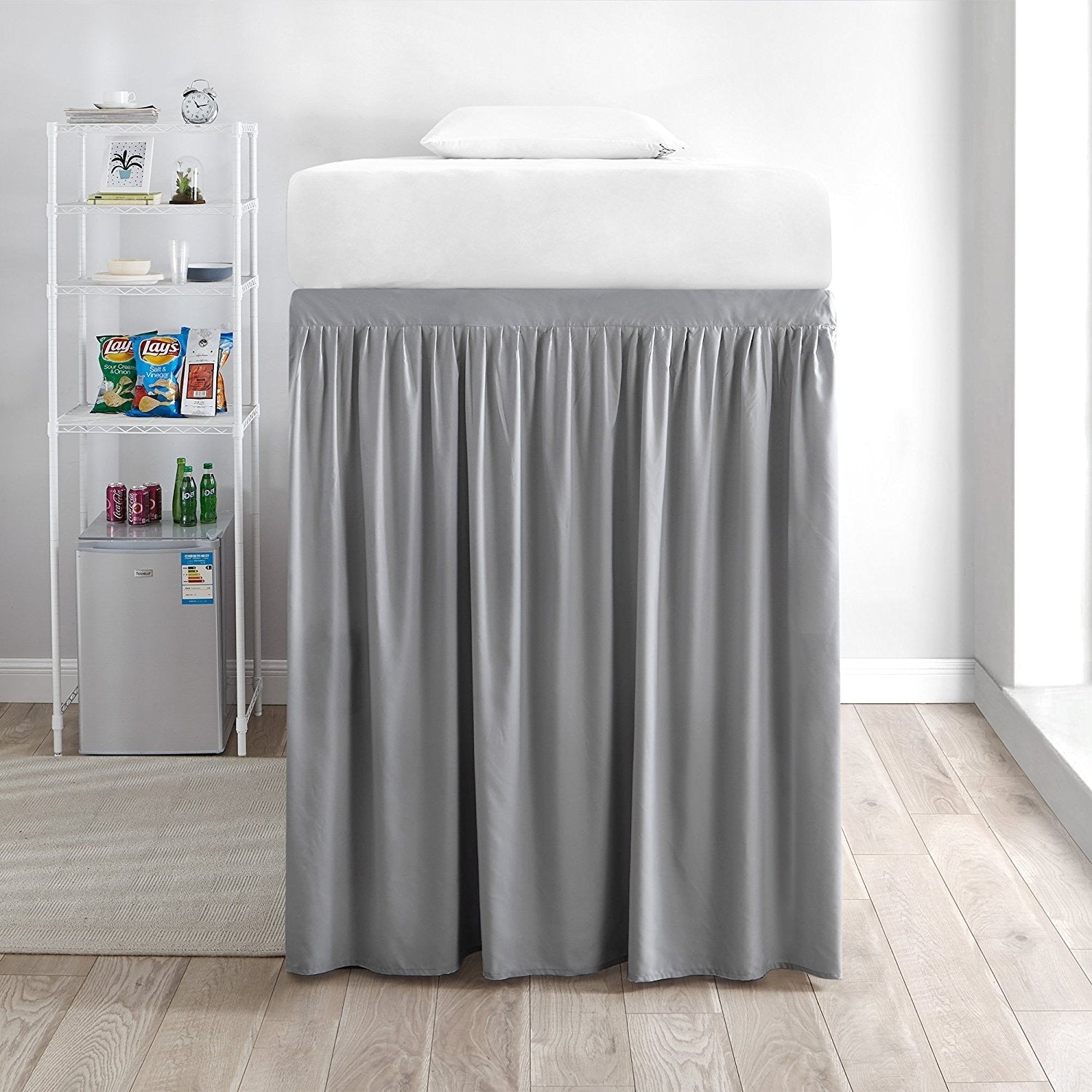 Extended Twin Xl 60 Inch Drop 3 Panel Bed Skirt