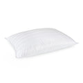 Extra Soft Stomach Sleeper Blue Damask Cotton White Down Pillow