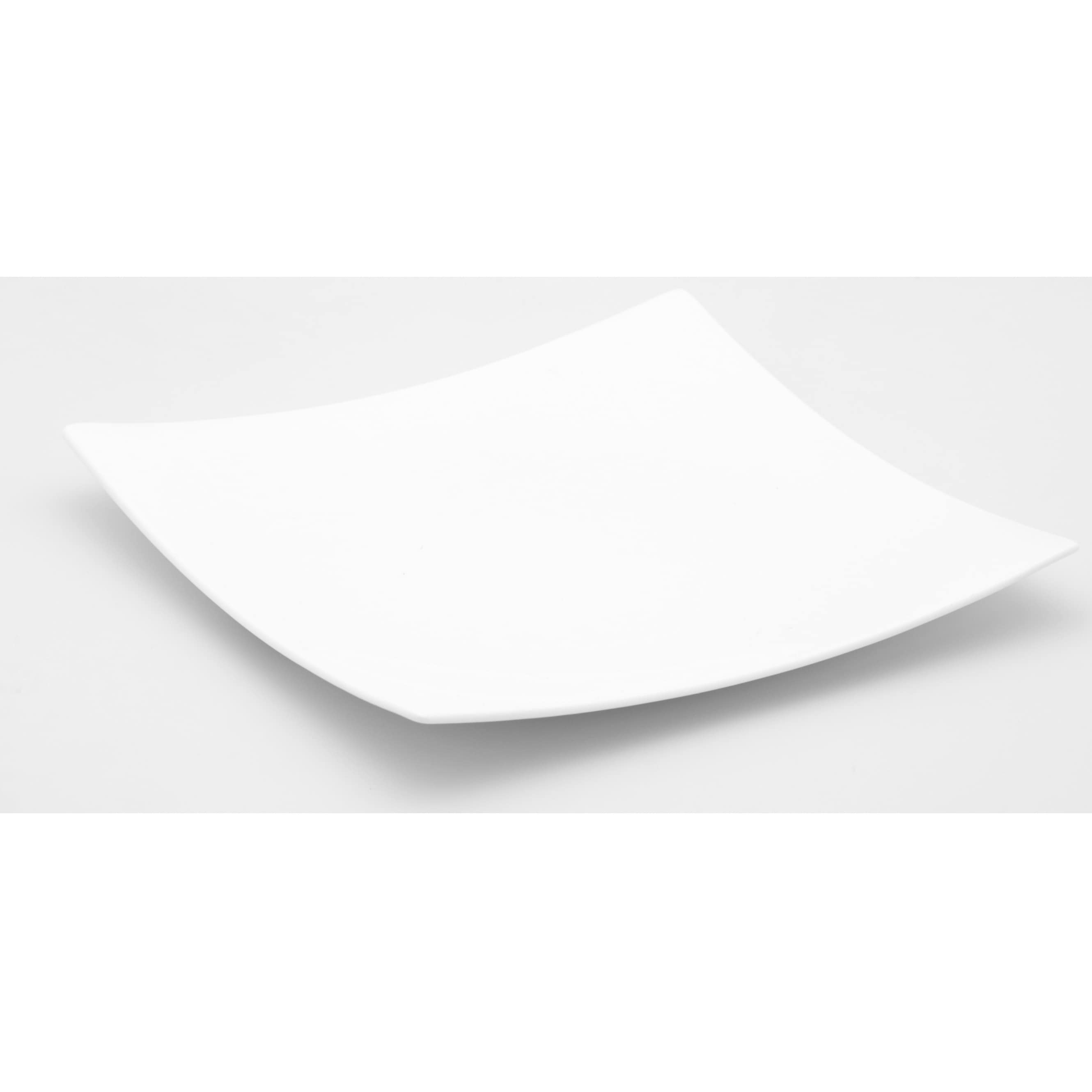 Extreme White Square Platter 12.5