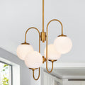 Eziz Gold 4 Light Chandelier