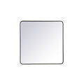 Ezra Soft Corner Metal Rectangular Mirror