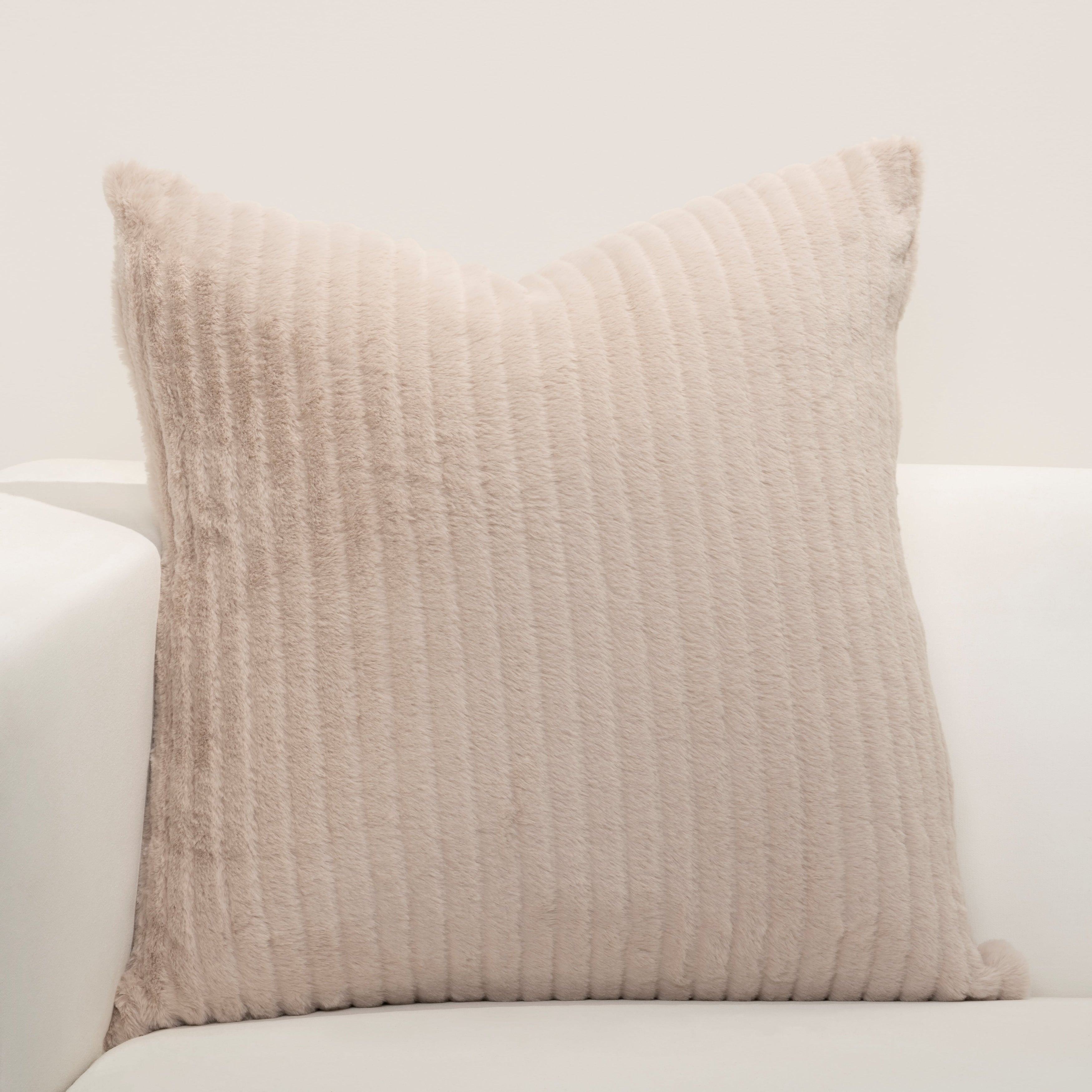 F Scott Fitzgerald Arm In Arm Faux Fur Toss Pillow