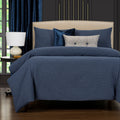 F Scott Fitzgerald Biloxi Blue Duvet Cover And Insert Set