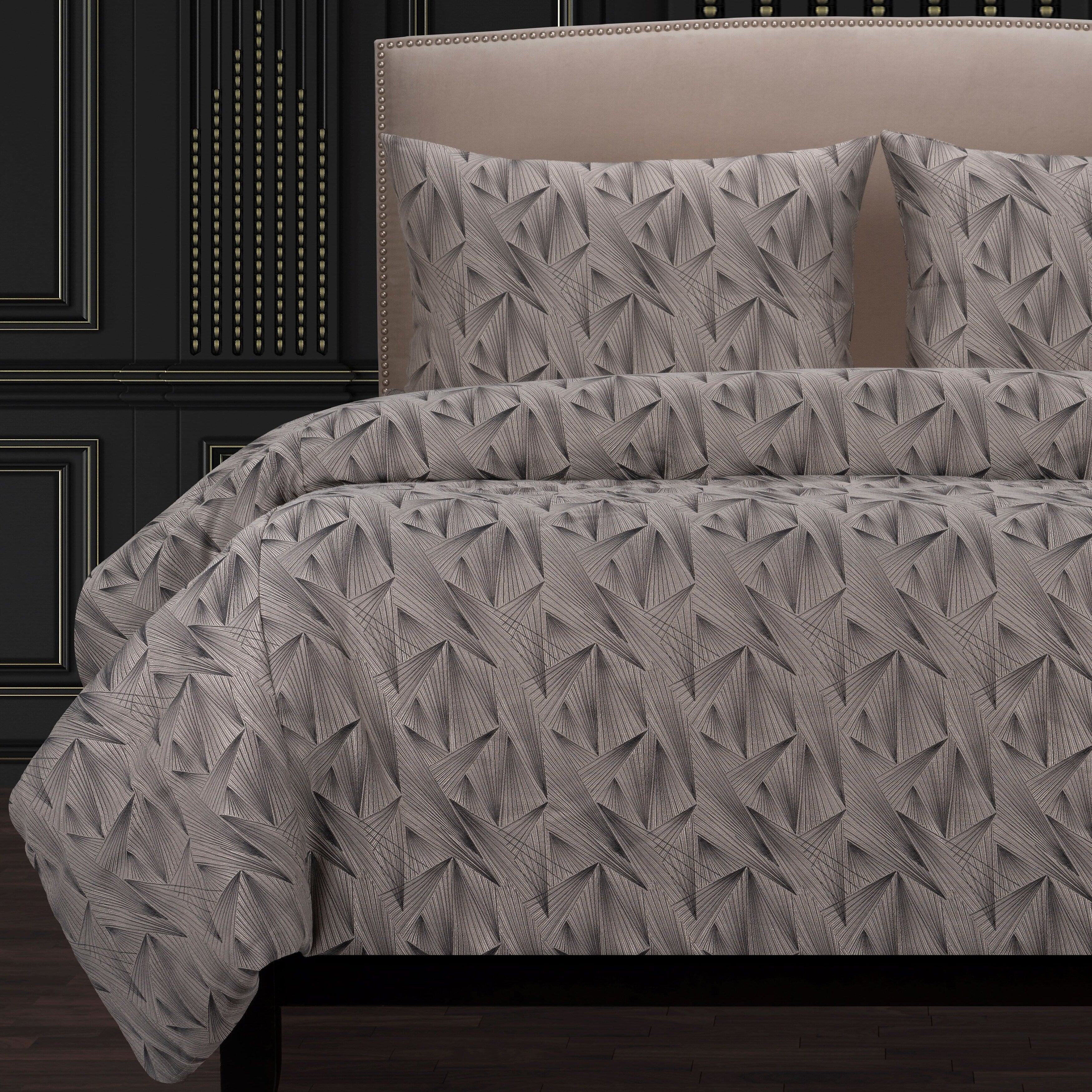 F Scott Fitzgerald Fine Point Graphite Luxury Duvet Cover