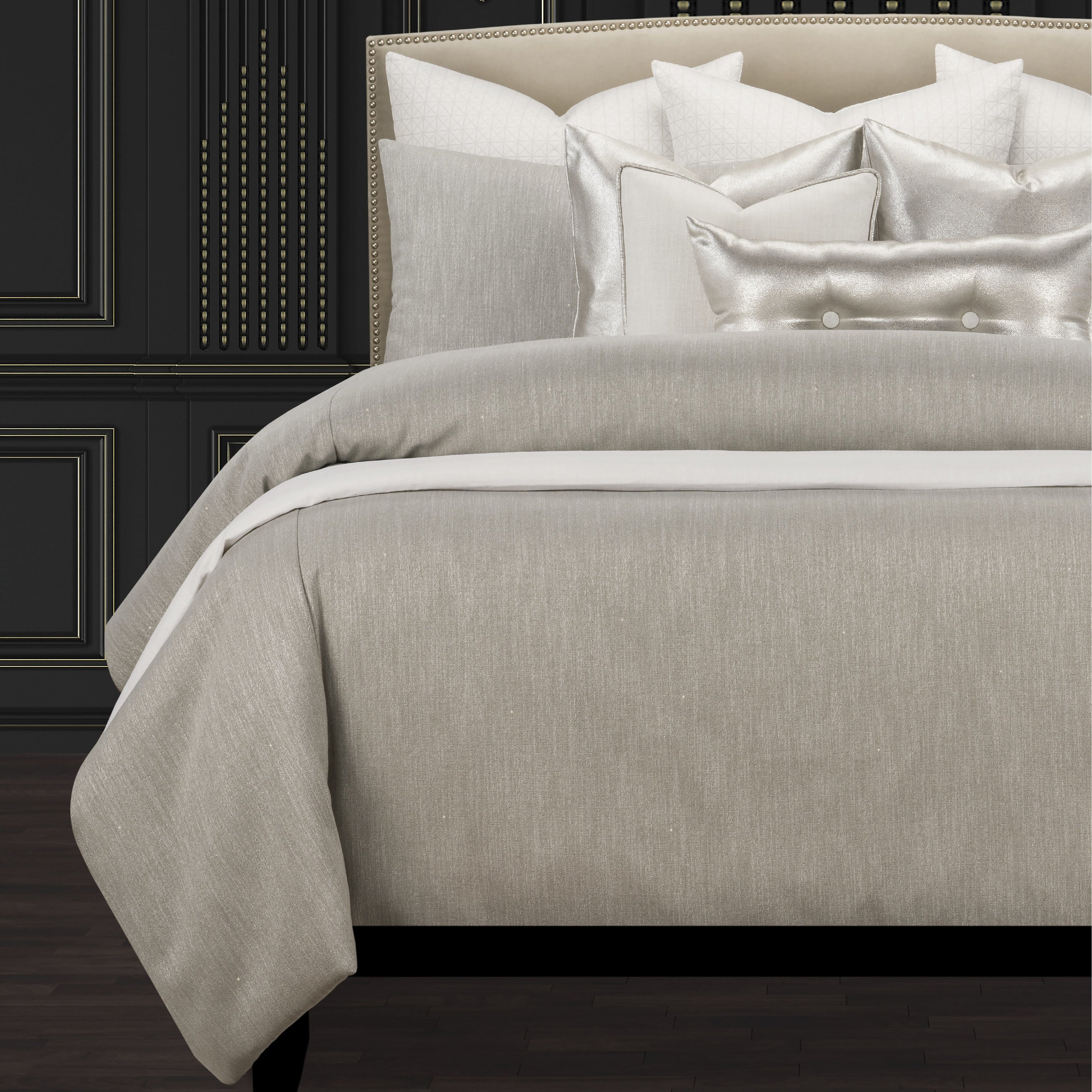 F Scott Fitzgerald Lumiere Truffle Luxury Bedding Set