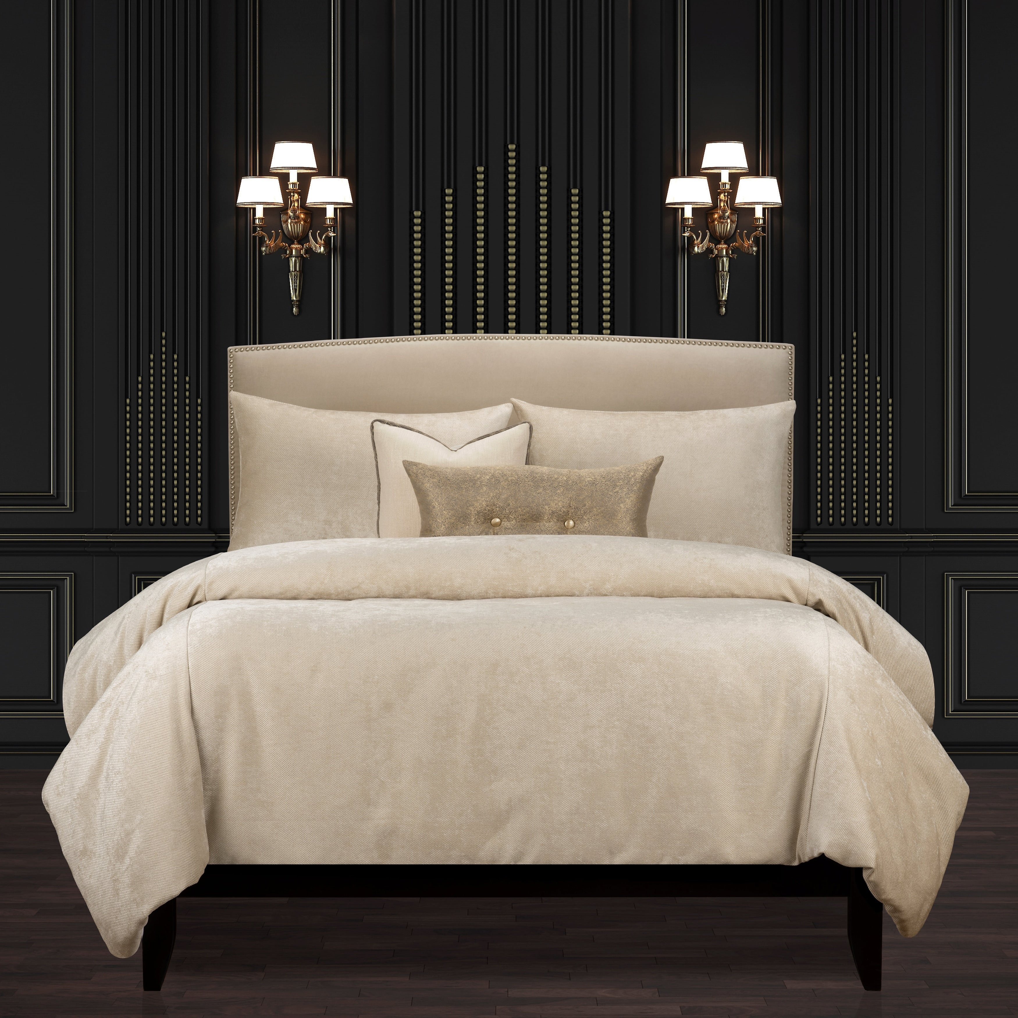 F Scott Fitzgerald Rhythm And Rhyme Cream Luxury Bedding Set