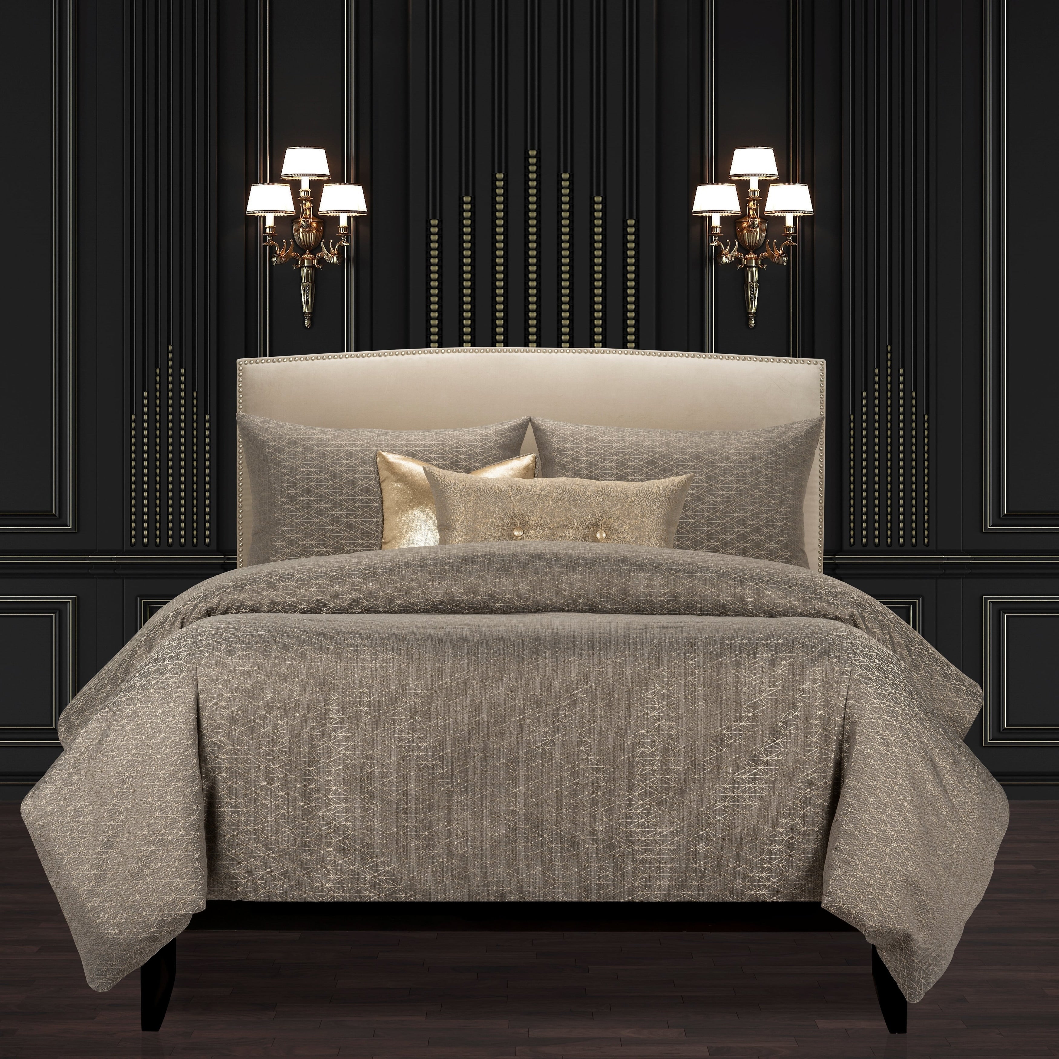 F Scott Fitzgerald Star Attraction Nickel Luxury Bedding Set