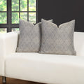 F. Scott Fitzgerald Deco Sapphire Throw Pillow