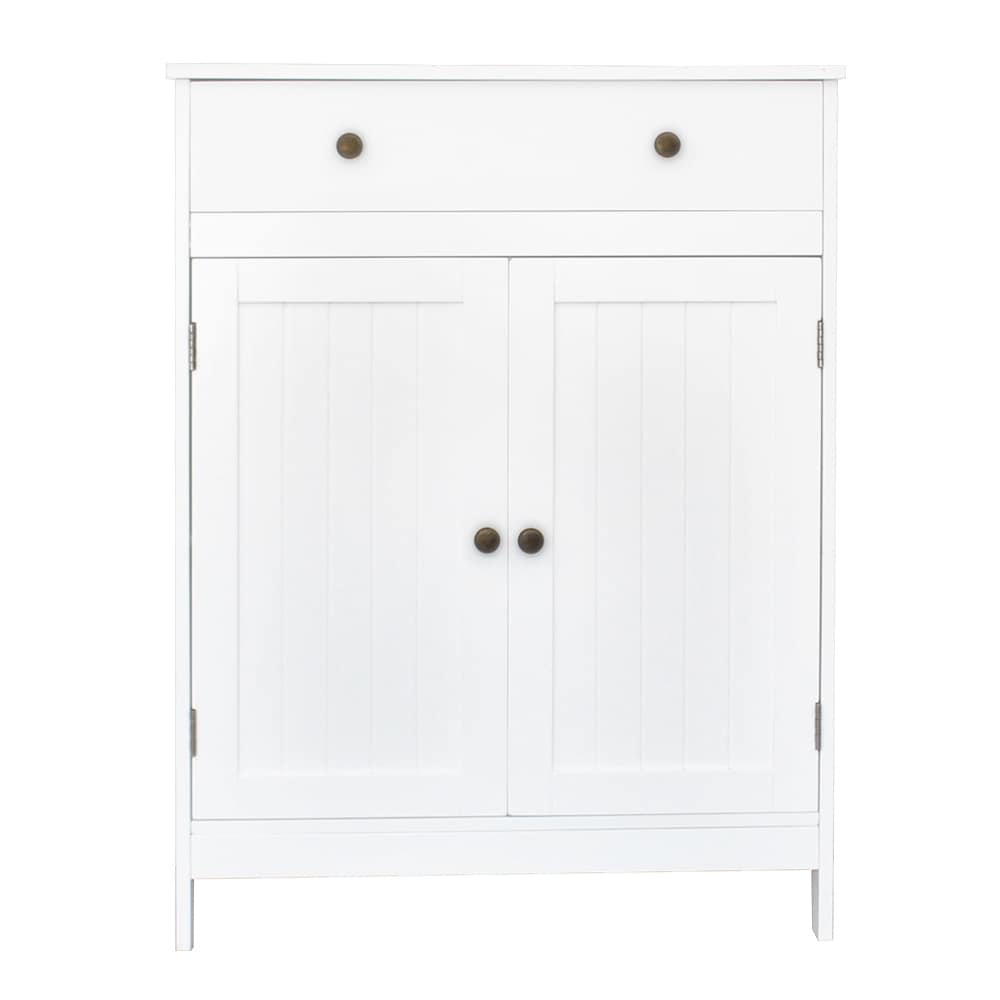Fch Bathroom Storage Floor Cabinet Free Standing With Double Door