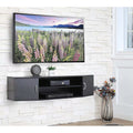 Fitueyes Wall Mounted Tv Media Console Floating Desk Storage Hutch