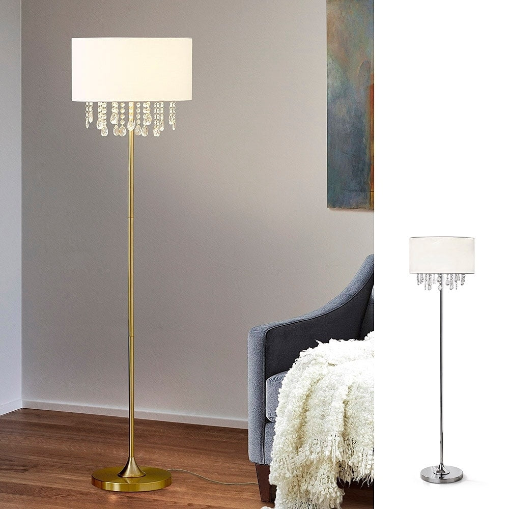 Florence Crystal Pendants Floor Lamp