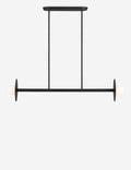 Nodes Medium Linear Chandelier by Kelly Wearstler
