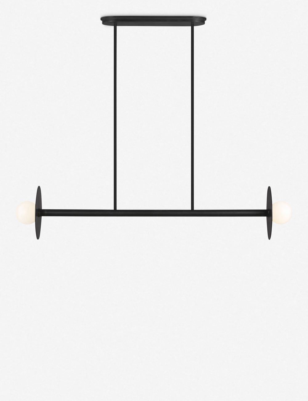 Nodes Medium Linear Chandelier by Kelly Wearstler