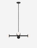 Nodes Wide Chandelier by Kelly Wearstler
