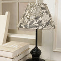 Fabdivine Akash Ganga Handmade Viscose Linen Floral Block Print Lampshade Traditional Table Lamp Cover For Home D Cor