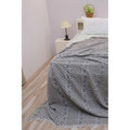 Fabdivine Alia Handcrafted Cotton Throw Traditional Block Print Ethnic Living Room Accent Handwoven Decorative Blanket 90X54