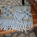 Fabdivine Betal Leaf Handwoven Cotton Blanket Artisan Block Print Home Accent Boho Living Room Bedroom Throw 90 X 54
