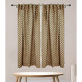 Fabdivine Hand Block Floral Pattern Linen Drape For Room Decoration Accent Boho Palak
