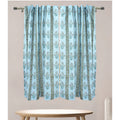 Fabdivine Hand Block Print Soft Linen Fabric Window Drape Home Accent Room Curtain Noor