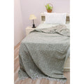 Fabdivine Keri Jaal Handcrafted Cotton Throw Traditional Indian Block Print Blanket With Fringe 90 X 54