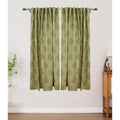 Fabdivine Traditional Handmade Floral Block Print Drape For Living Room Bedroom Window Daisy