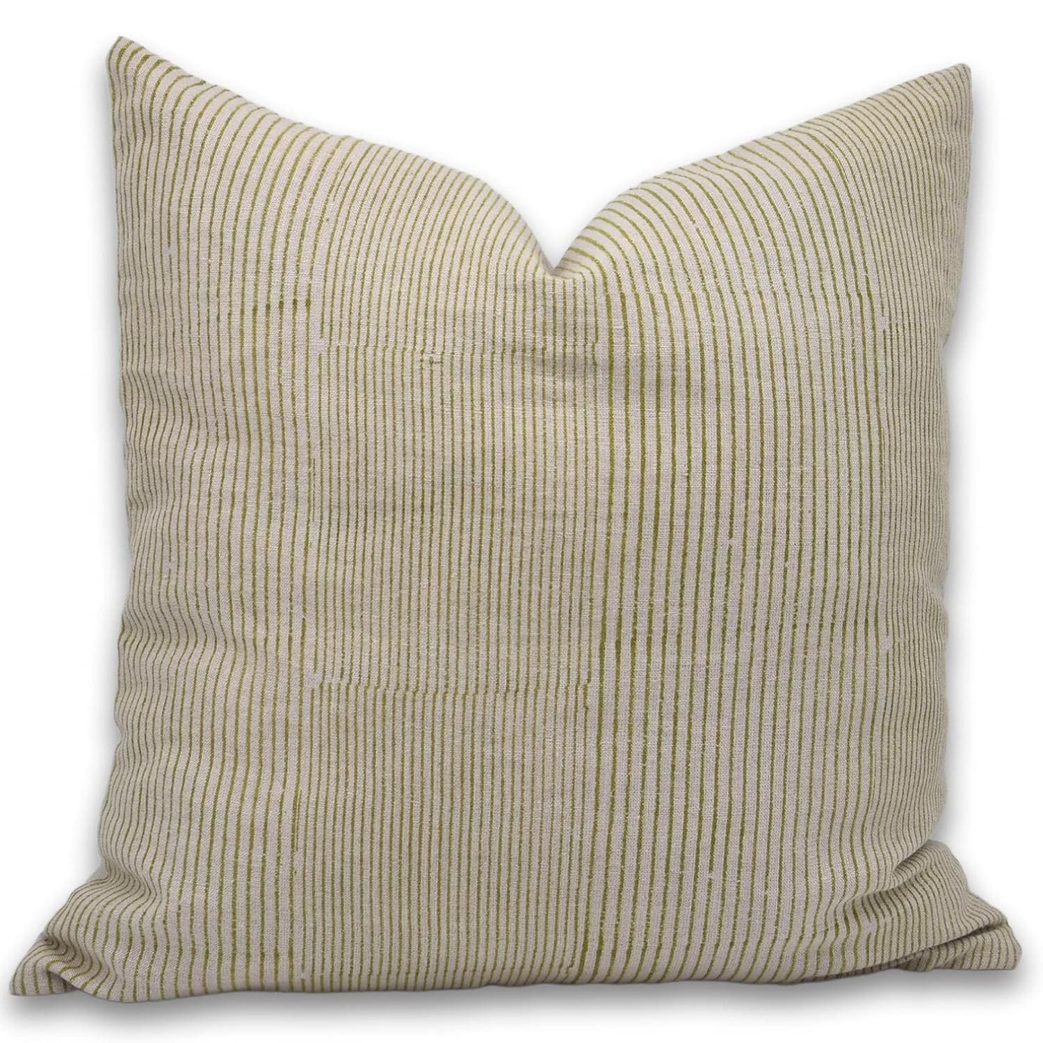 Fabdivine Vintage Handcrafted Block Printed Pillow Cover Thick Linen Cushion Cover
