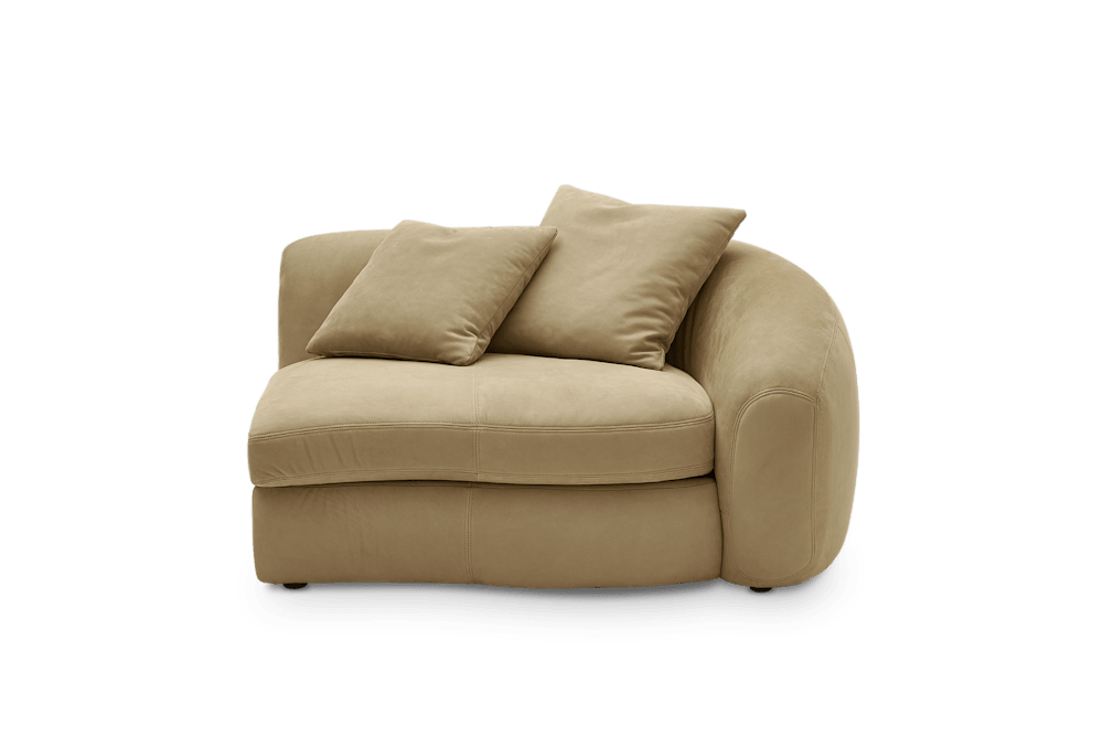 Fable Leather Right Arm Couch
