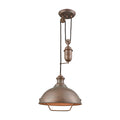 Fabric Cylinders 12 Inch Wide 4 Light Pendant In Satin Nickel