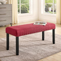 Fabric Dining Bench With Nailhead Trim 44 W X 16.5 D X 19 H
