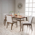 Carson Carrington Kotka Mid Century 5 Piece Dining Set