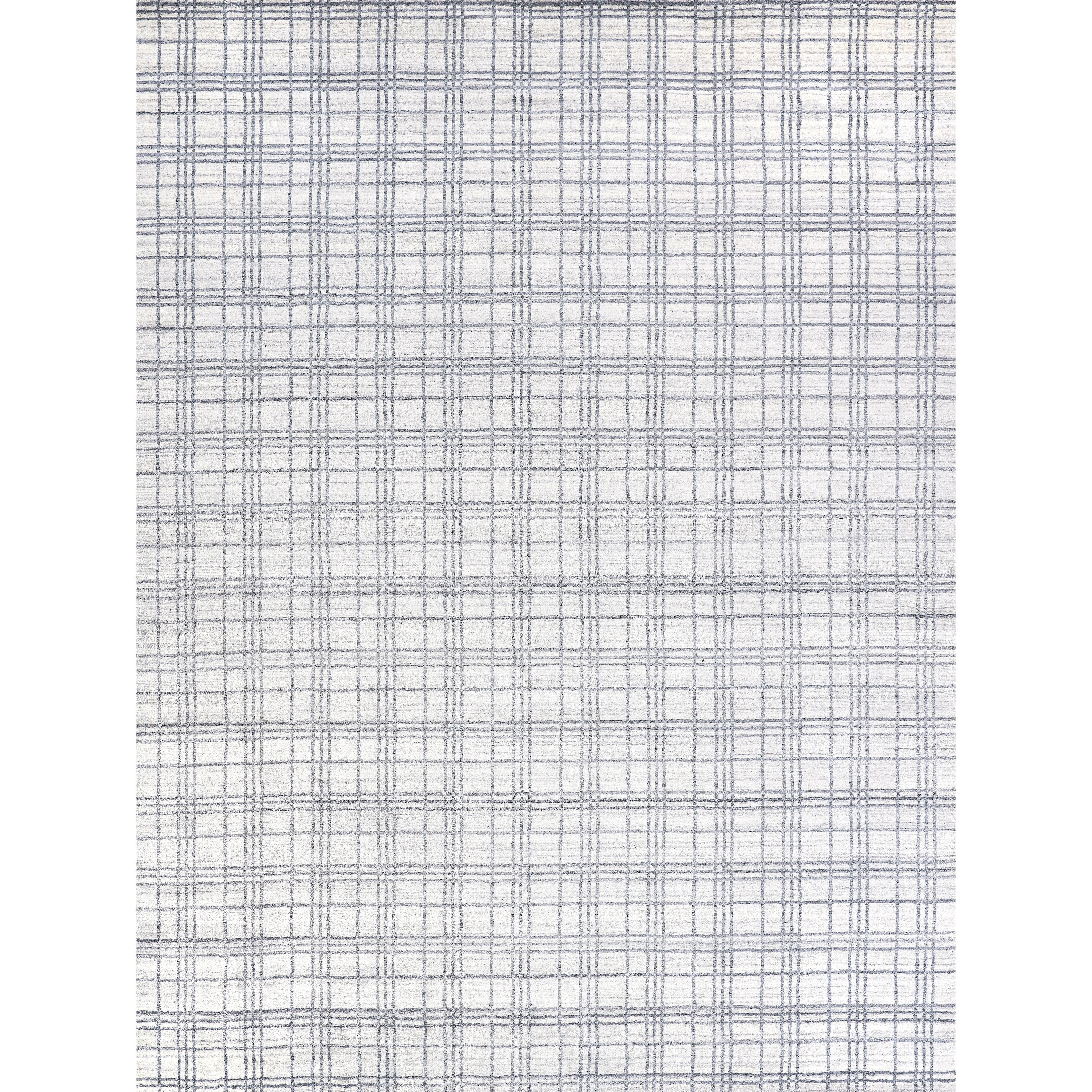 Fairbanks Handloomed Bamboo Silk White Light Silver Area Rug
