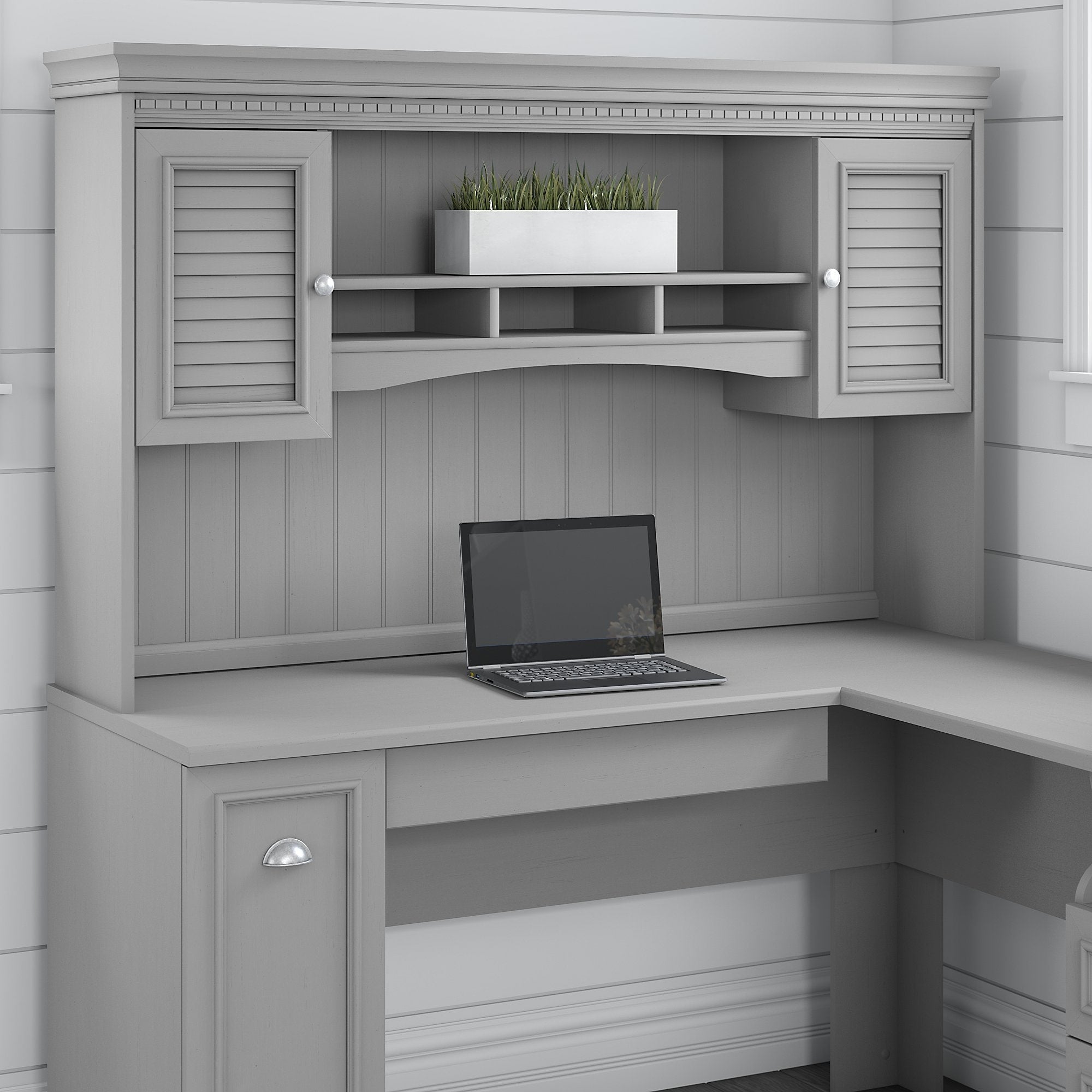 Copper Grove Felemea 60 Inch Hutch For L Shaped Desk