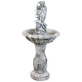 Sunnydaze Fairy Flower Solar On Demand Outdoor Water Fountain 42 Inch