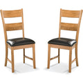 Family Dining Chestnut Ladderback Dining Chair Set Of 2