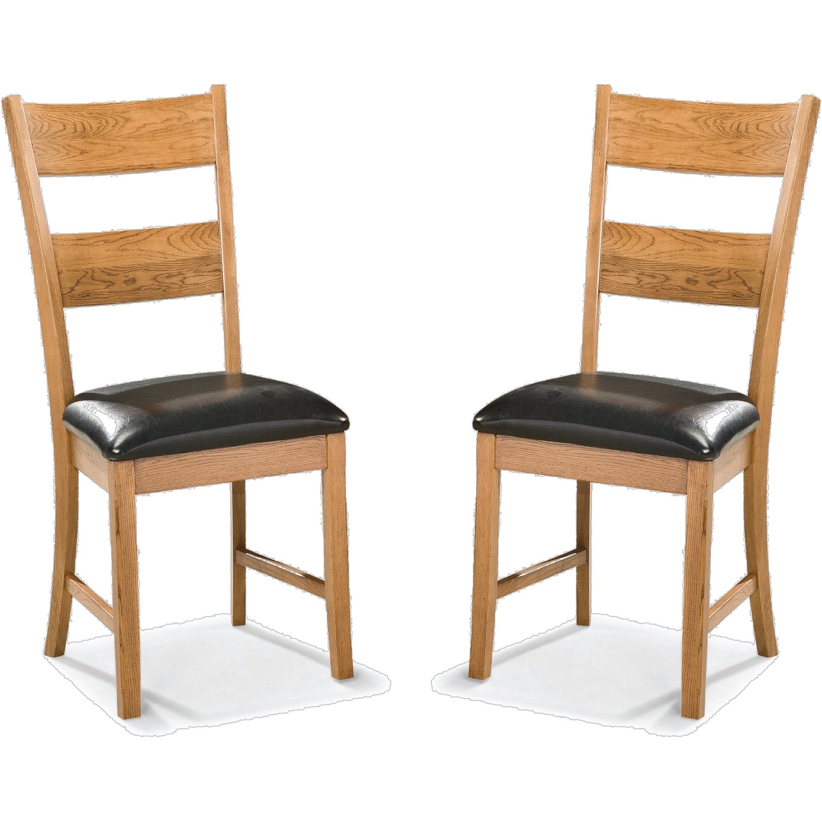 Family Dining Chestnut Ladderback Dining Chair Set Of 2