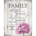 Family Like Branches On A Tree Wood Plaque 11.75 Inches X 15 Inches
