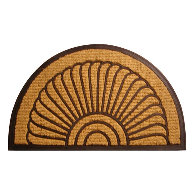 Fan Coir Door Mat 30 X 18 30 X 18