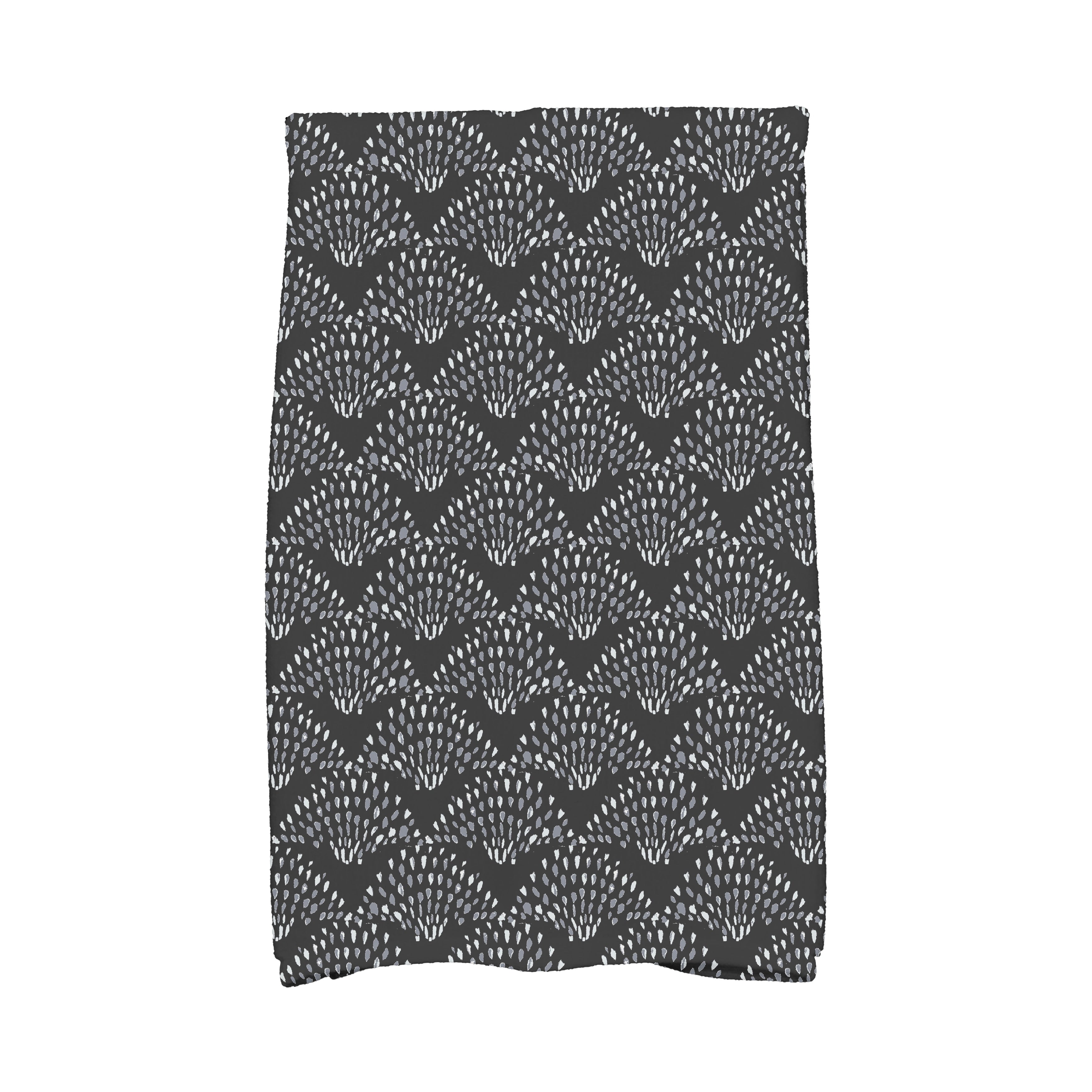 Fan Dance 16 X 25 Inch Geometric Print Hand Towel