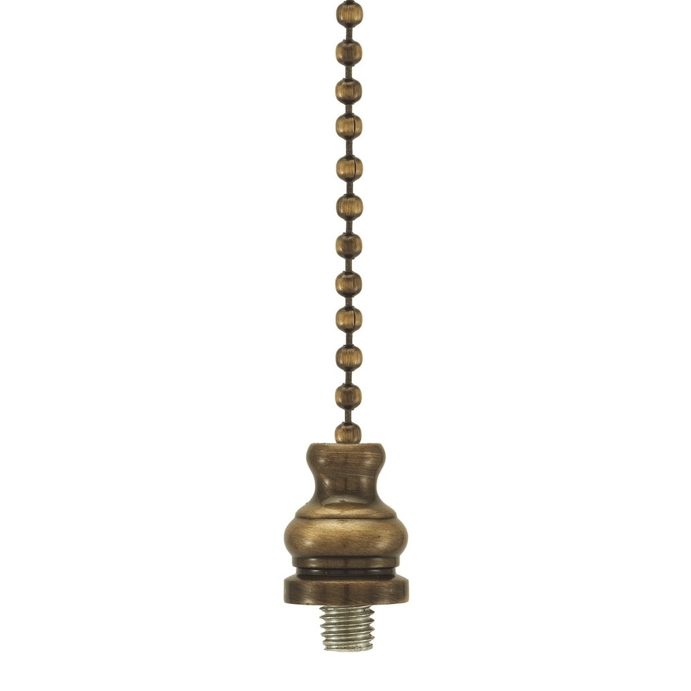 Fandapter Antique Brass Ceiling Fan Pull