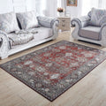 Fantasy Collection Black Area Rug