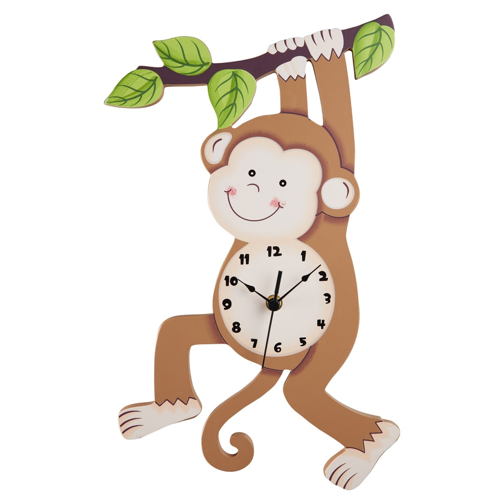 Fantasy Fields Sunny Safari Monkey Wall Clock
