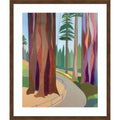 Farewell Sequoia By Melba Browne Wood Framed Wall Art Print Carlisle Brown Narrow