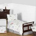 Farm Animals Collection Boy Girl 5 Piece Toddler Size Comforter Set Watercolor Farmhouse Lattice Horse Cow Sheep Pig