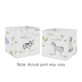Farm Animals Collection Foldable Fabric Storage Bins Watercolor Farmhouse Horse Cow Sheep Pig
