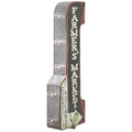 Farmers Market Double Sided Off The Wall Led Marquee Light Up Sign For Bar Garage Or Man Cave N A