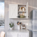 Farmhouse 2 Door Wall Storage Cupboard For Bathroom Kitchen And Laundry