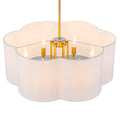 Farmhouse 4 Light Lantern Glass Chandelier